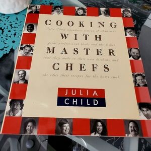 Autographed! JULIA CHILD First Edition "Cooking With Master Chefs" 1993 Cookbook